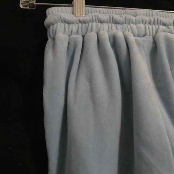 U KIDS | small (7-8) kids | Light Blue Plush Velour Lounge / Exercise Pants - Picture 10 of 16
